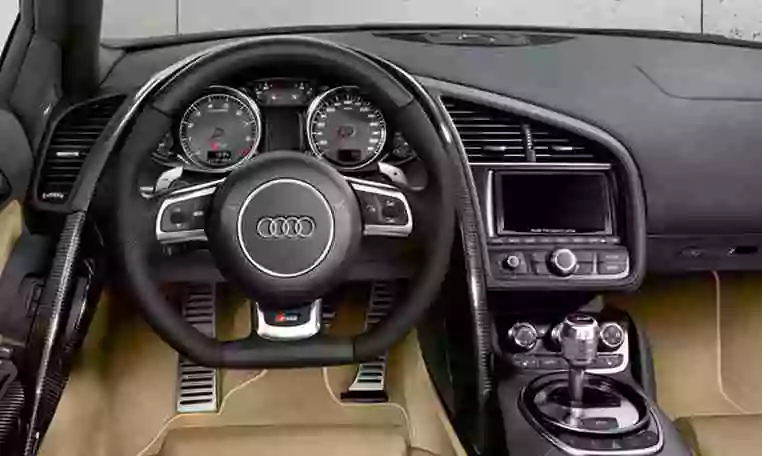 Audi R8 Spyder On Hire Dubai 