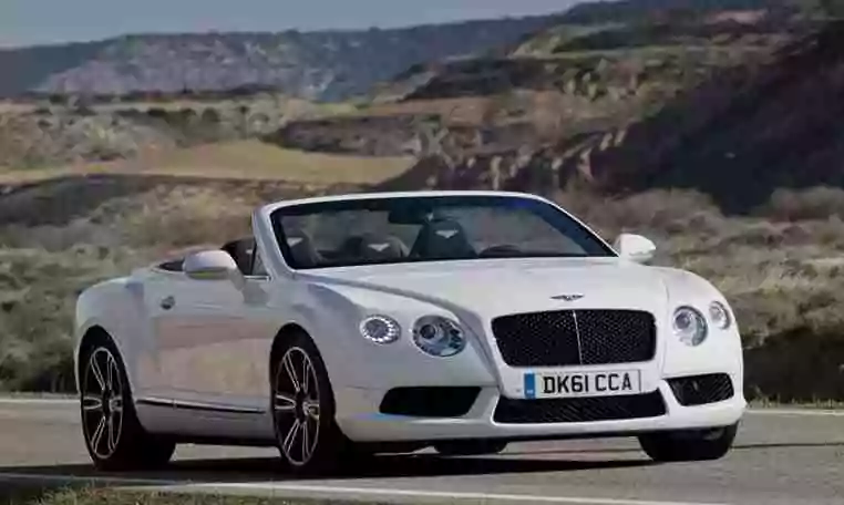 Bentley GT V8 Convertible Rental In Dubai